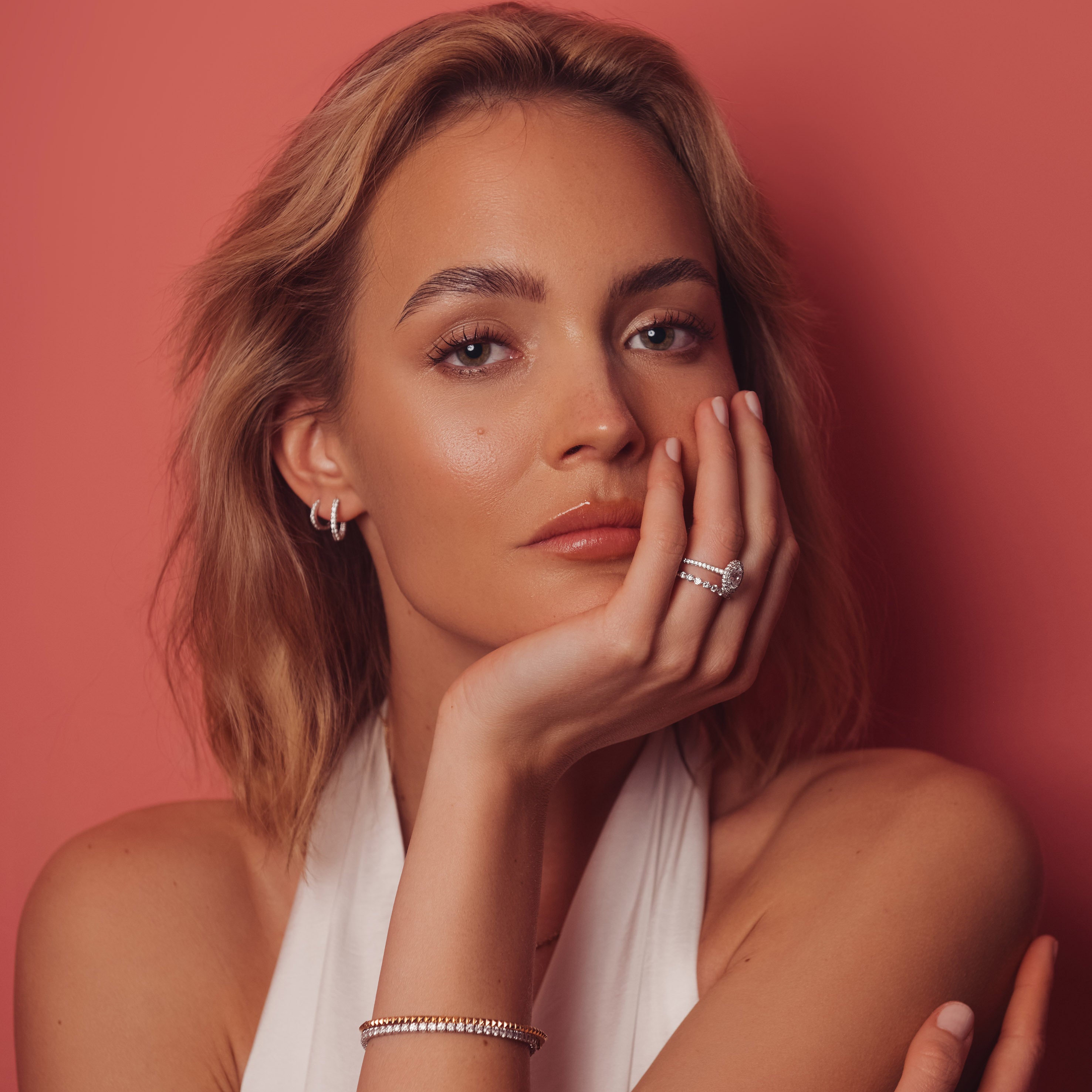 Halo Diamond Rings