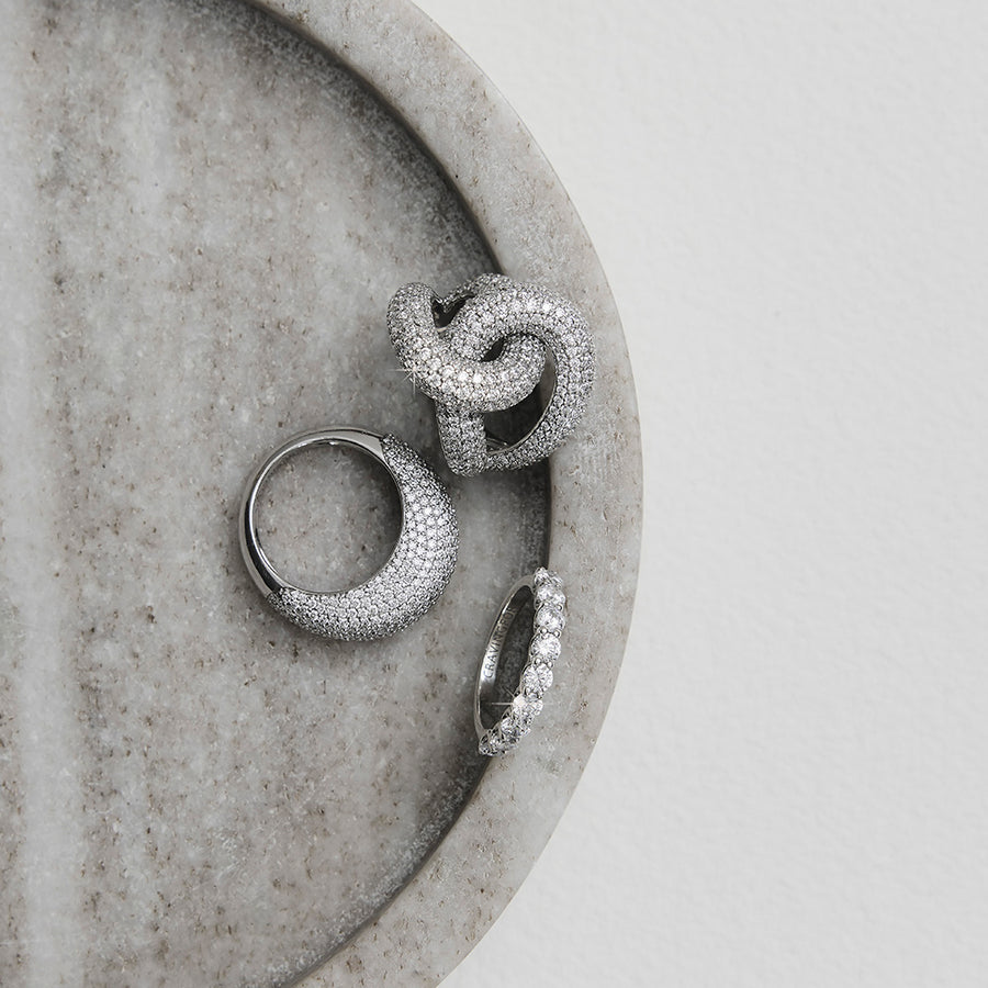 Diamond Knot Ring