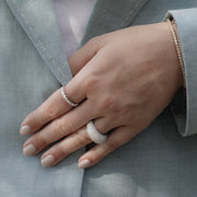 Large Diamond Dome Ring
