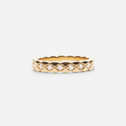 Chunky Gold Diamond Ring