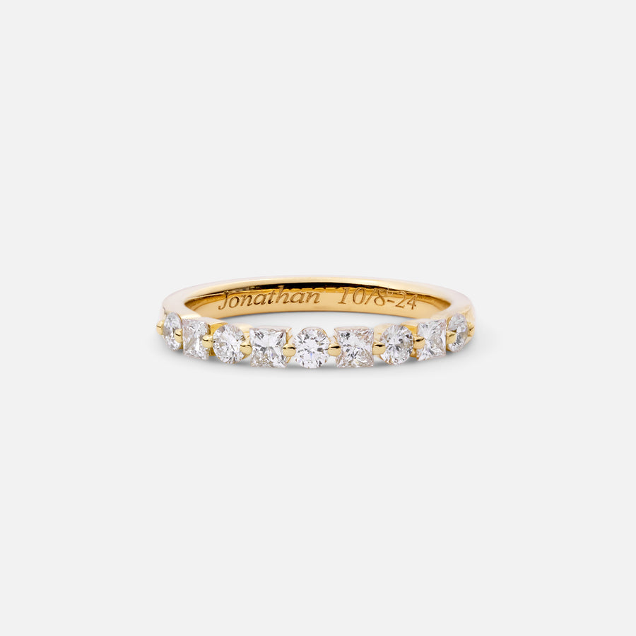 Bubble Round Princess Diamond Ring 0,5ct