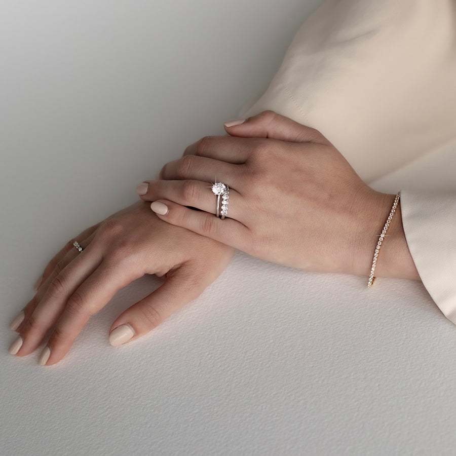 Oval Diamond Eternity Ring