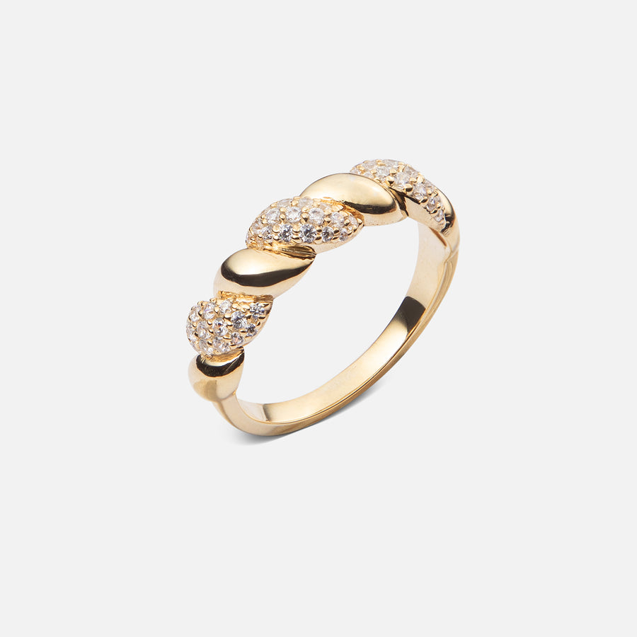 Twist Diamond Ring