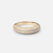 Medium Diamond Dome Ring