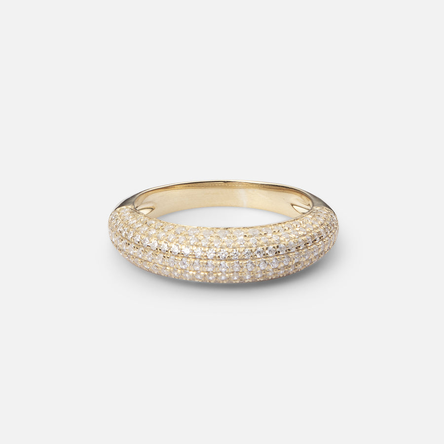 Medium Diamond Dome Ring