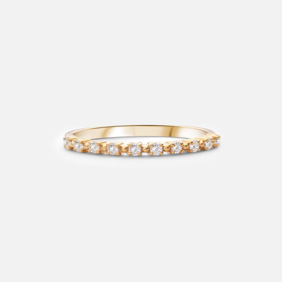 Petite romantic eternity band