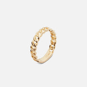 Thin Gold Chain Ring