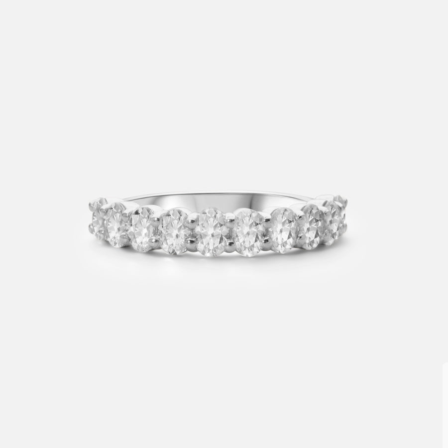 Oval Diamond Eternity Ring