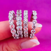 Chunky Eternity Diamond Ring