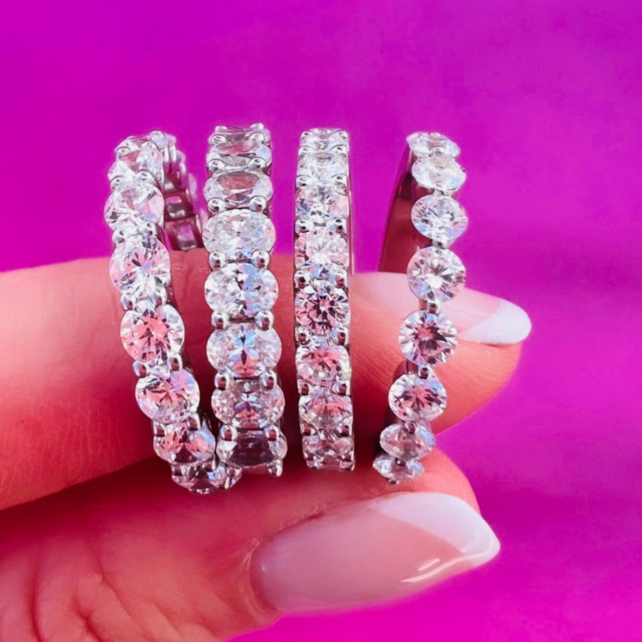 Chunky Eternity Diamond Ring