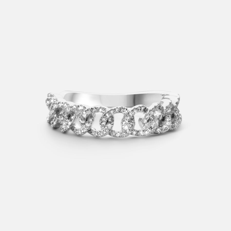 Chain Diamond Ring