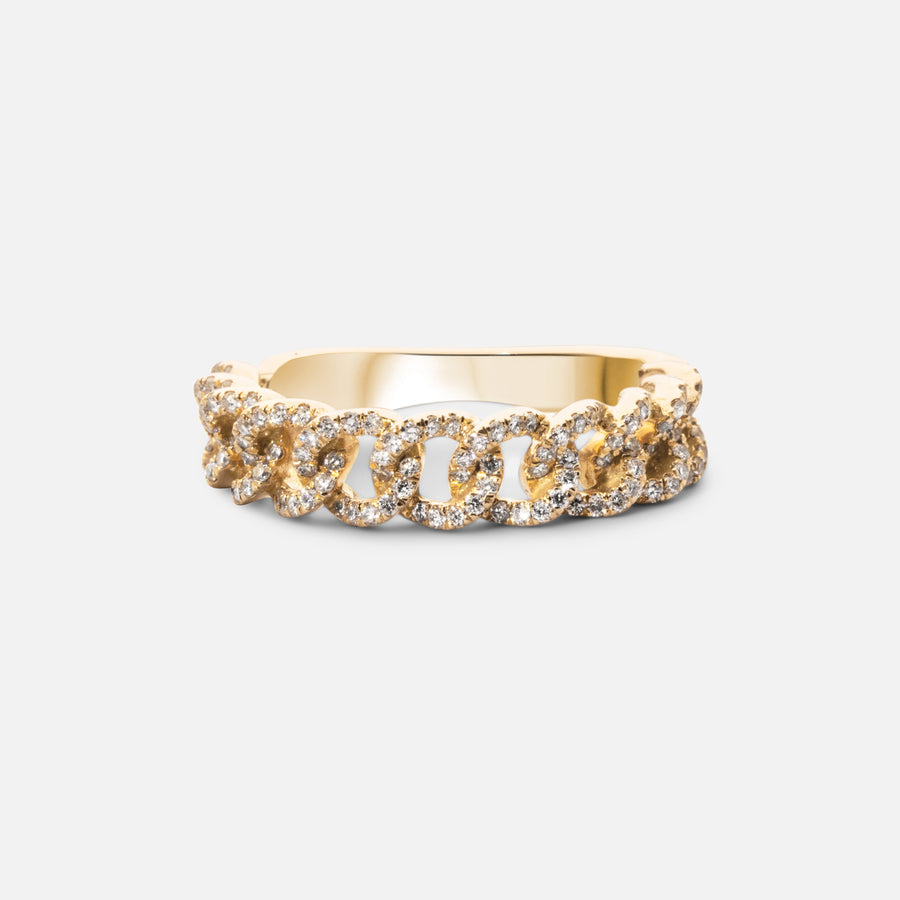 Chain Diamond Ring