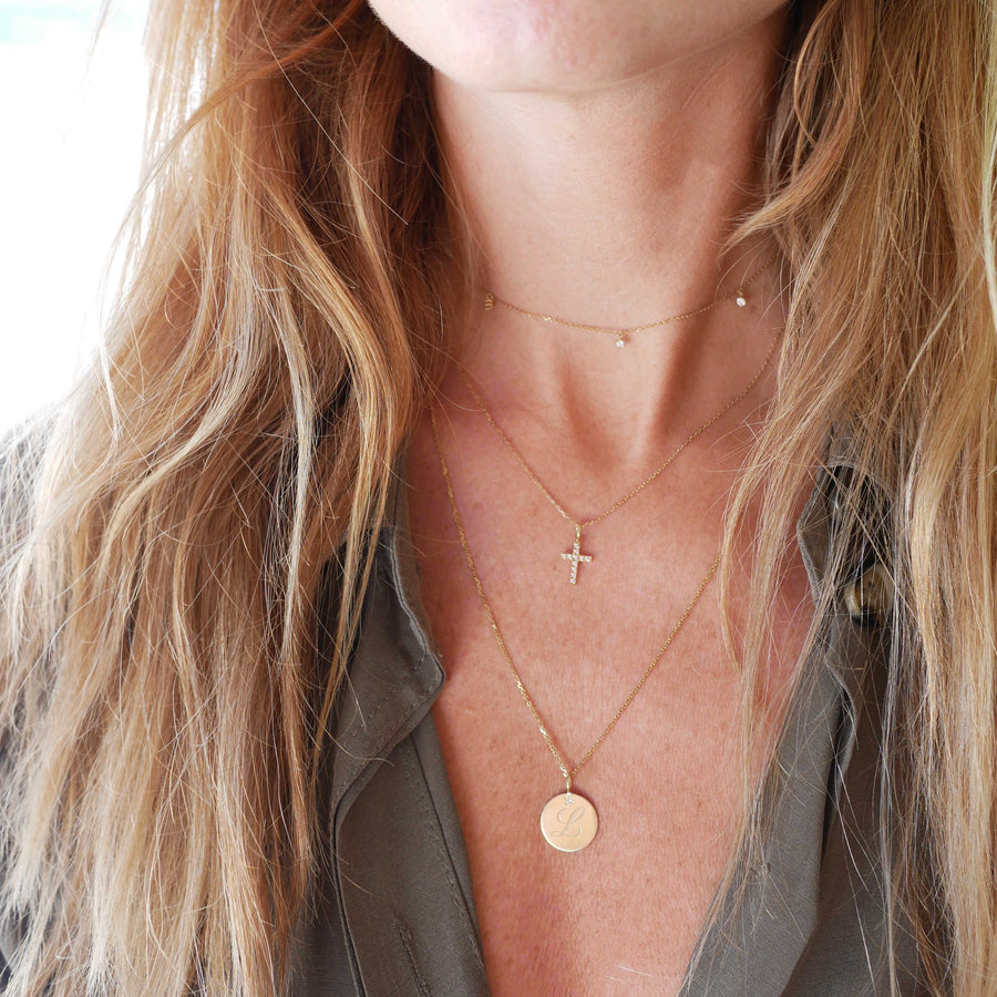 Diamond Cross Necklace