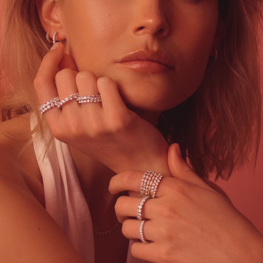Oval Diamond Eternity Ring