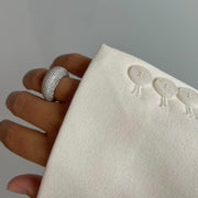 Large Diamond Dome Ring