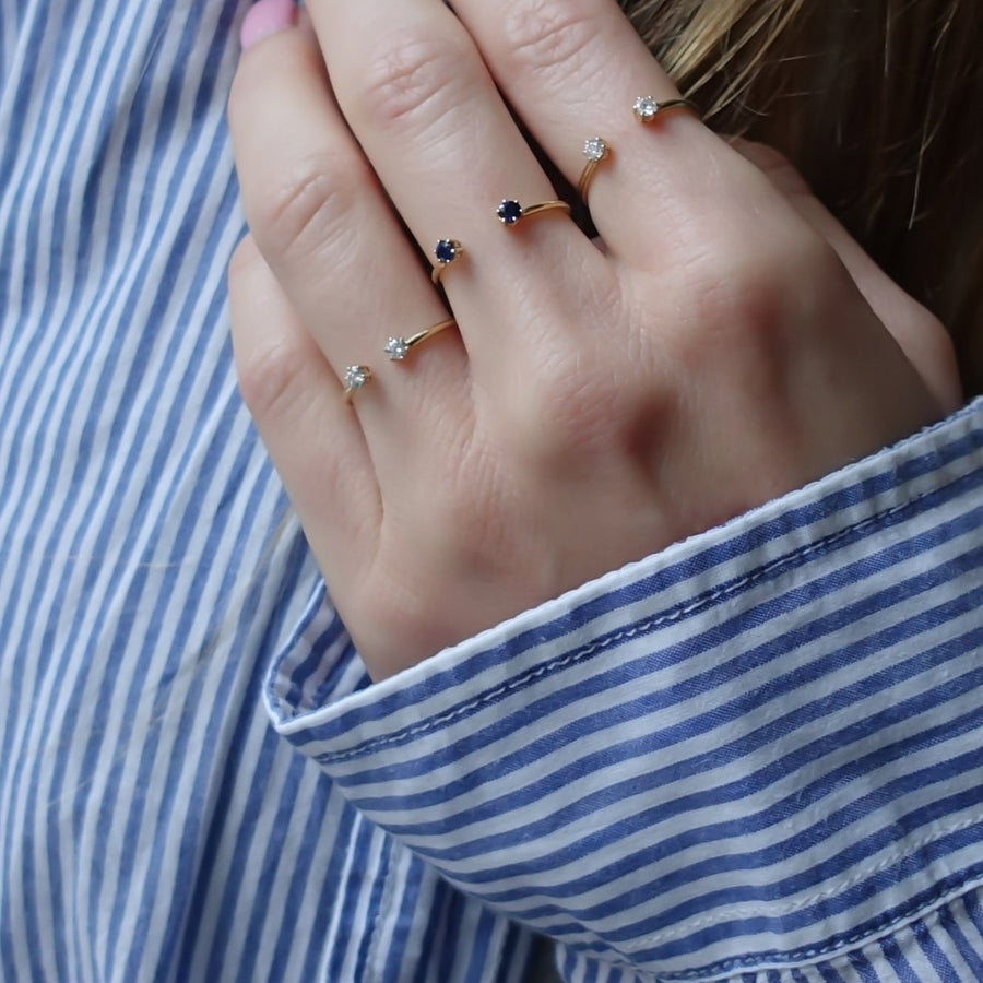 Double Diamond Ring