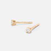 Solitaire Diamond Earrings