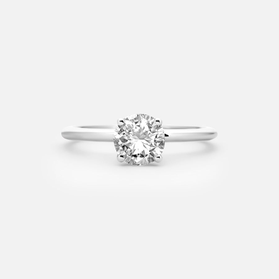 0,7ct Hidden Halo Diamond Ring