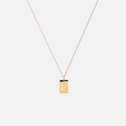 Diamond Tag Necklace