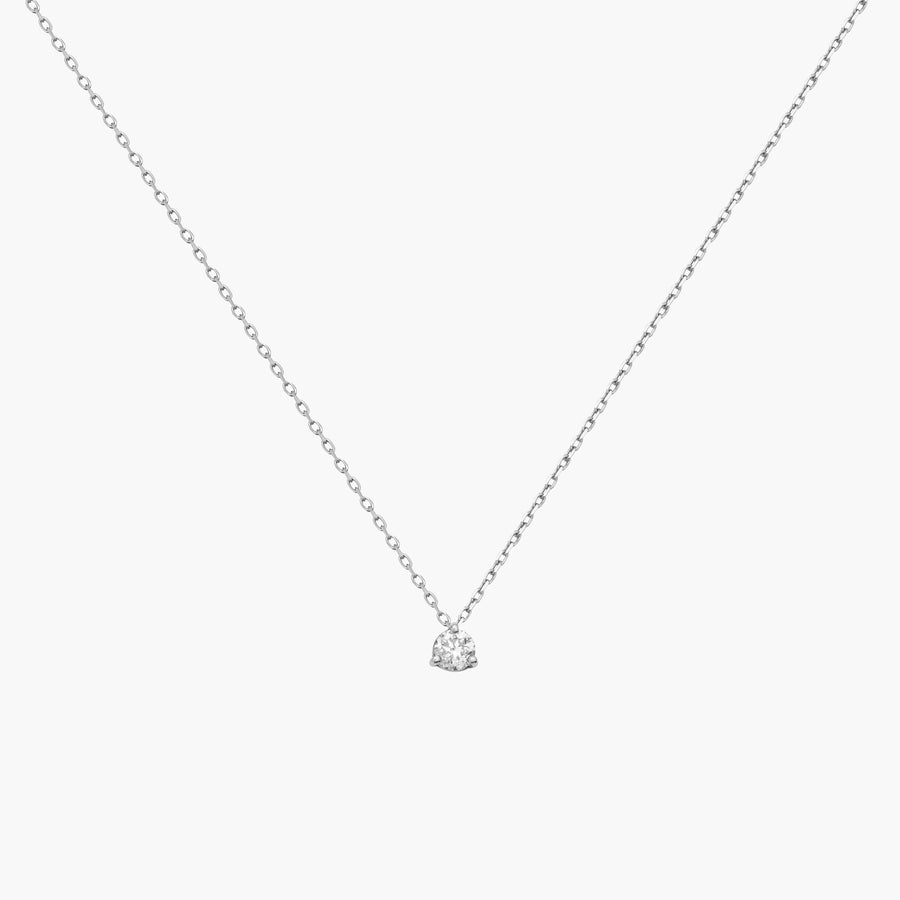 0,18 ct Diamond Solitaire Necklace