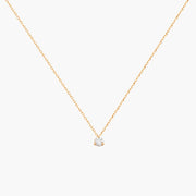 0,18 ct Diamond Solitaire Necklace