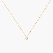 Diamond Solitaire Necklace