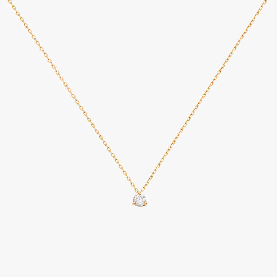 0,18 ct Diamond Solitaire Necklace