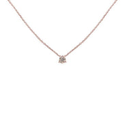 Diamond Solitaire Necklace