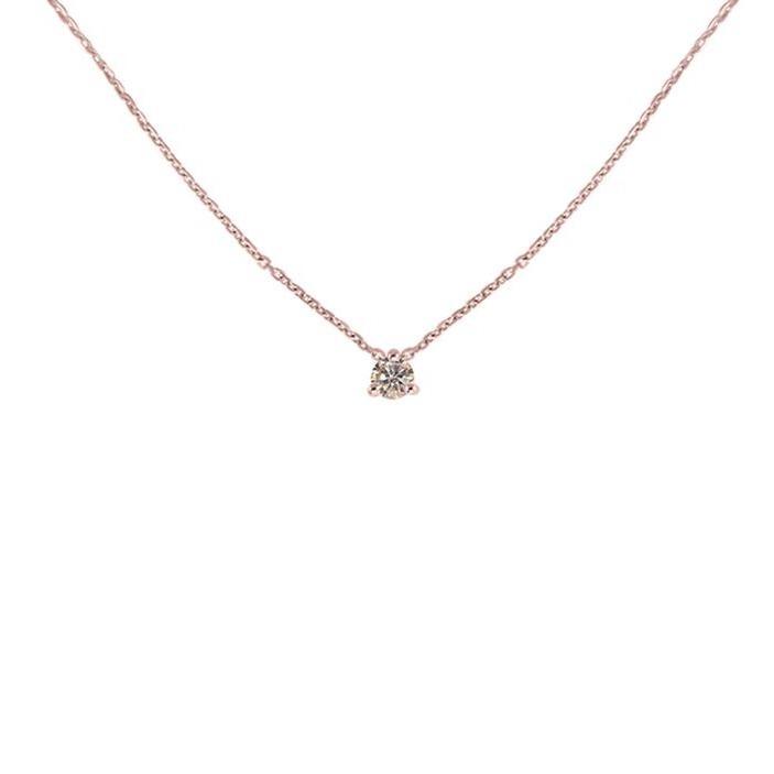 Diamond Solitaire Necklace