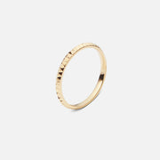 Studded Gold Eternity Ring