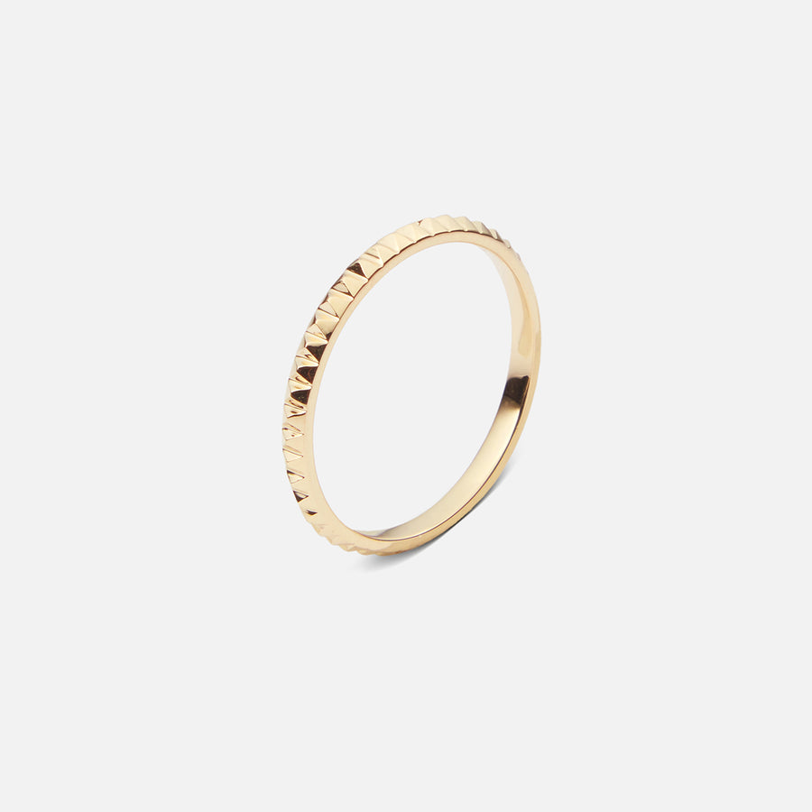 Studded Gold Eternity Ring