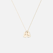 Diamond Tag Necklace