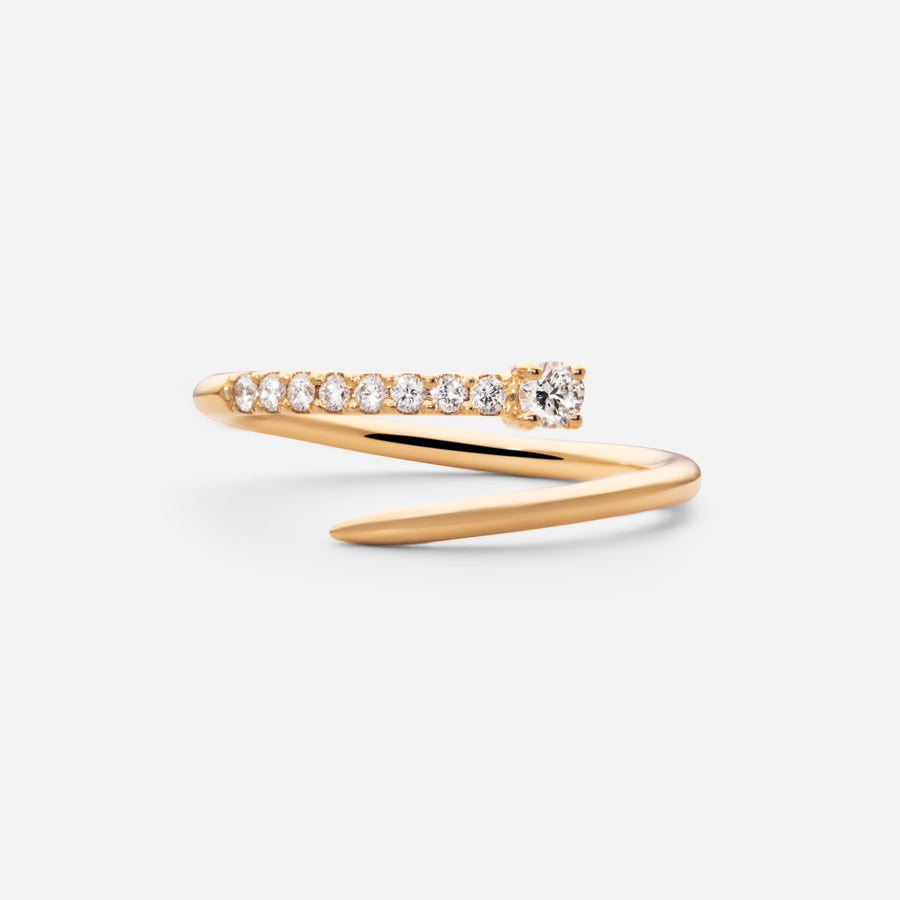 Mini Coil Diamond Ring