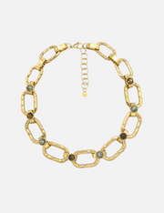 Chain multicolor necklace