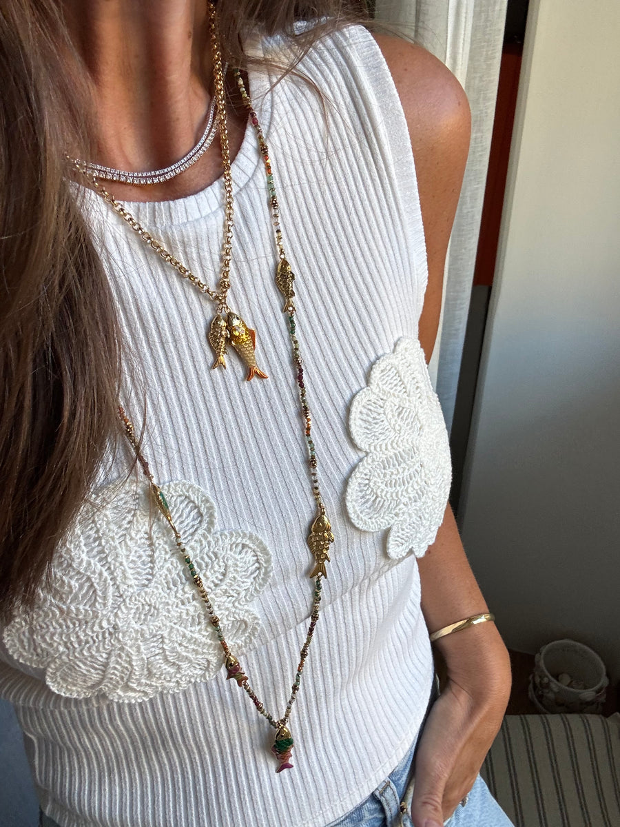 Short Fish necklace