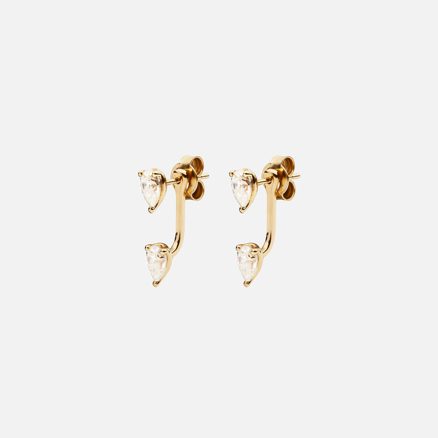 Orbit Moissanite Earrings