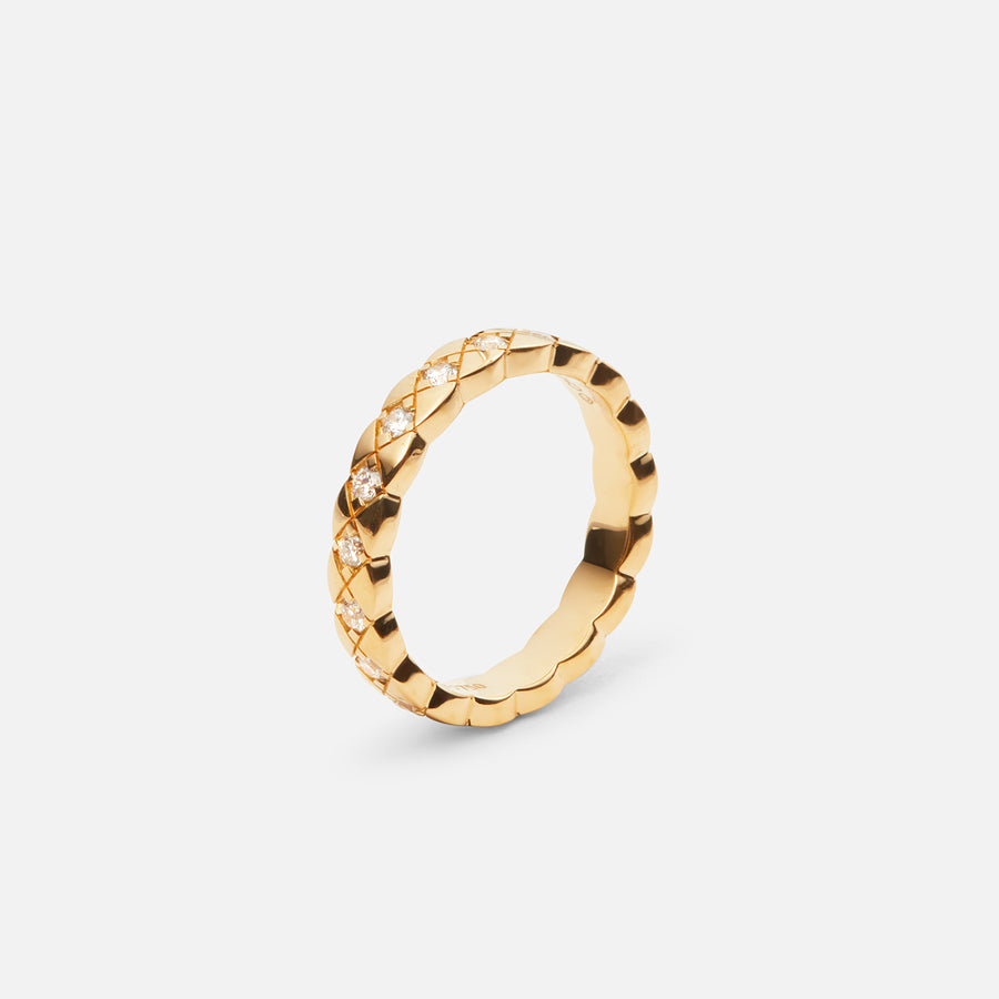 Chunky Gold Diamond Ring