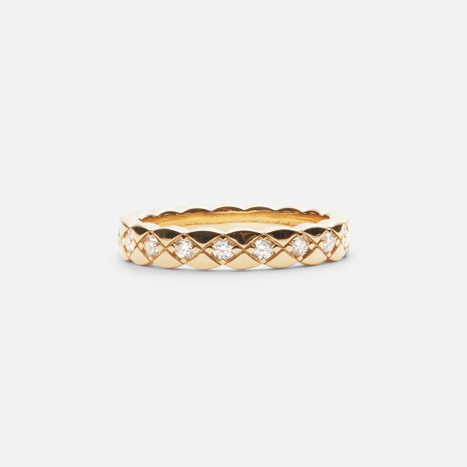 Chunky Gold Diamond Ring