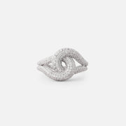 Small Diamond Knot Ring