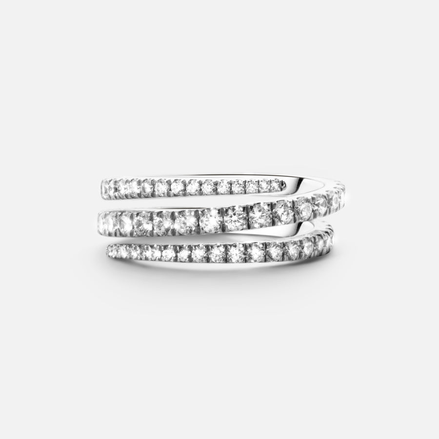 Coil Diamond Ring