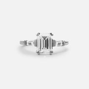 1,5ct Emerald Diamond Ring