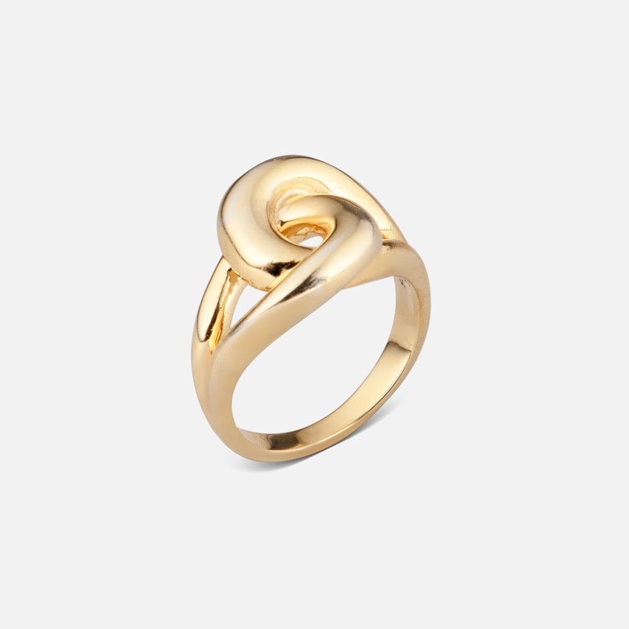 Small Gold Knot Ring