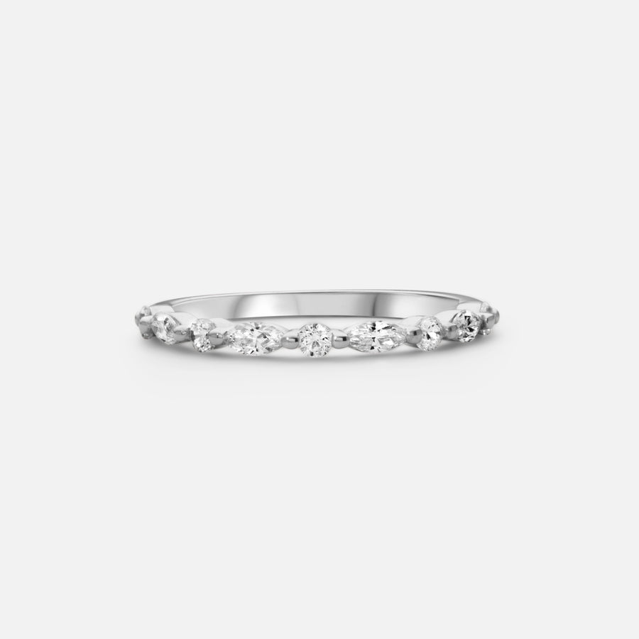 Marquise Bubble Diamond Ring