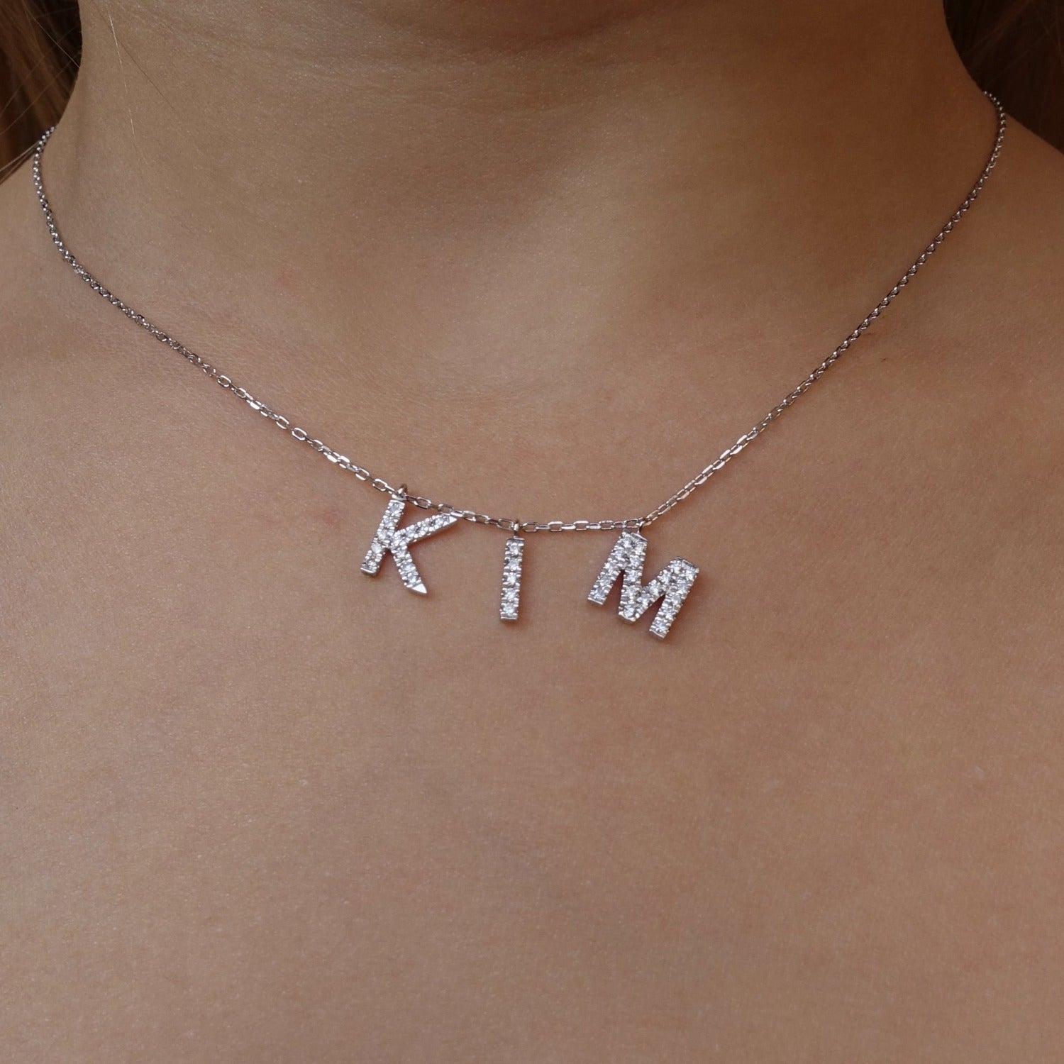 Personalized Mini Initial Necklace (3 initials)