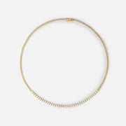 Diamond Gold Chain Choker Necklace