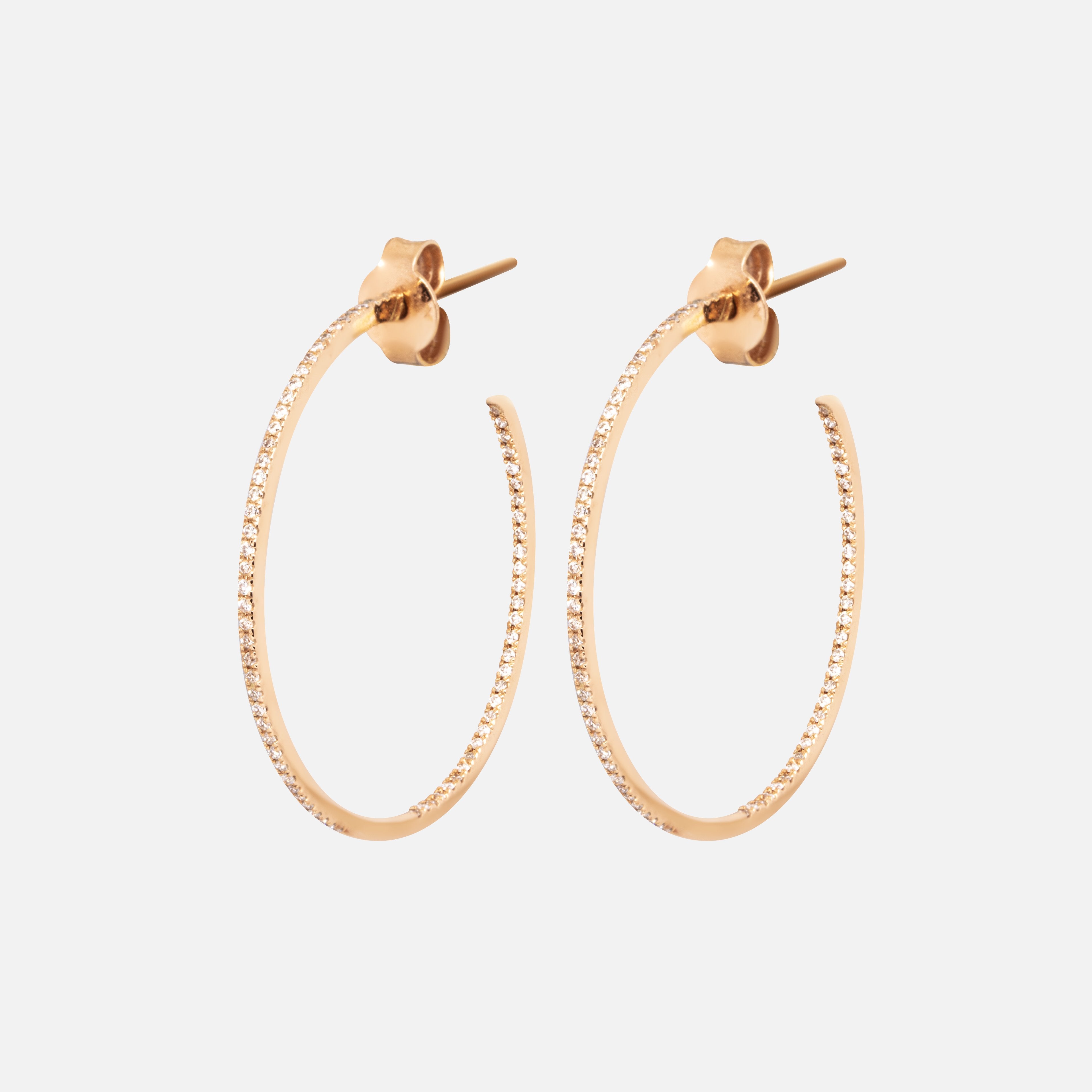 Gold Hoop Earrings,14k Gold Filled – Anything's Possible Jewellery