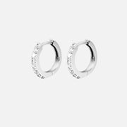 Huggie Hoop Diamond Earrings