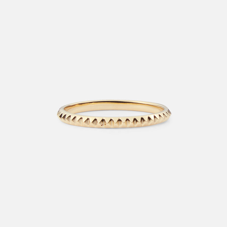 Studded Gold Eternity Ring